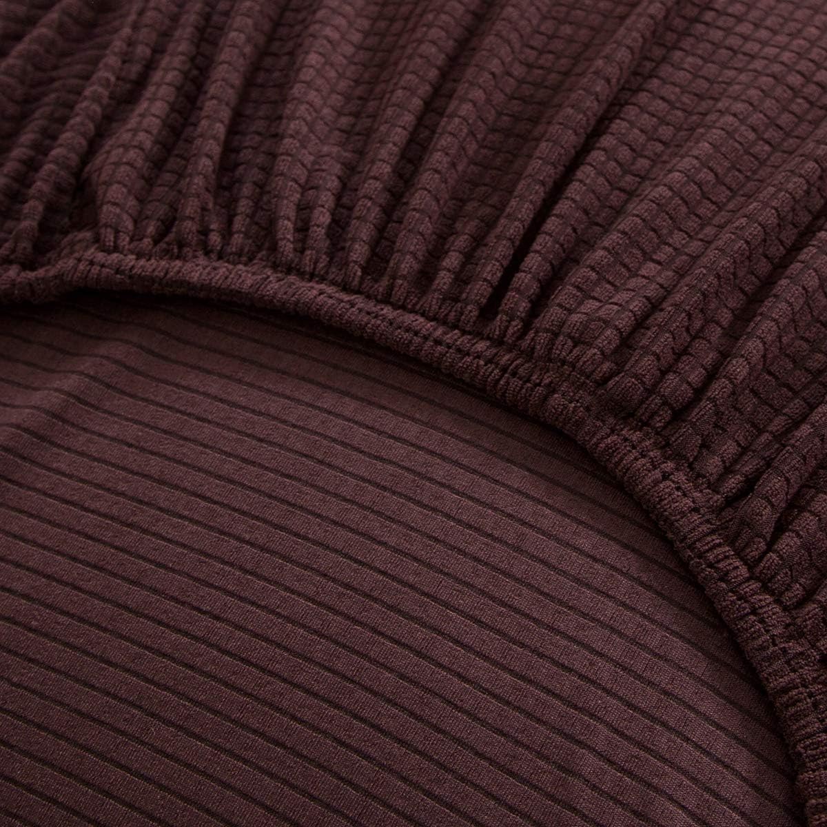 LiveGo Armless Chair Slipcover Stretch Water-Repellent Accent Chair Cover Removable Washable Chair Covers for Living Room Furniture Protector Slipper Chair Slipcover