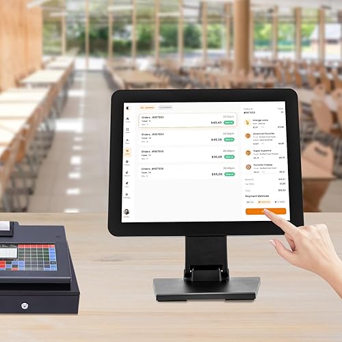 Tableta móvil, caja registradora, pantalla táctil para pequeñas empresas, restaurantes, tiendas de comestibles, conveniencia, camión de comida