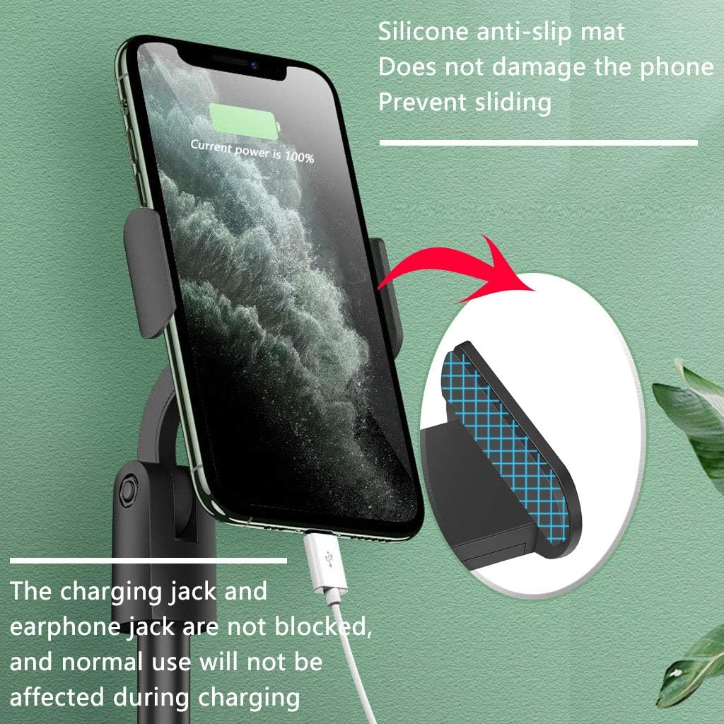 70% оƒƒ Dіѕсоunt NIEDOUDOU[2021 Improved Cell Phone Holder for Live Stream/Watch Video/Hands Free,Adjustable Height&Angle,Stable Phone Holder for YouTube Photography,Compatible with iPhone/Android All Phones(Black)