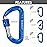 Gabbro Carabiner Clips Heavy Duty 12kN (2697 lbs), | Locking, 3.2 Inch, Aluminum, Lightweight, 2 Pack | for Hammock, Hiking, Camping, Water Bottle, Dog Leash Harness, Keychains