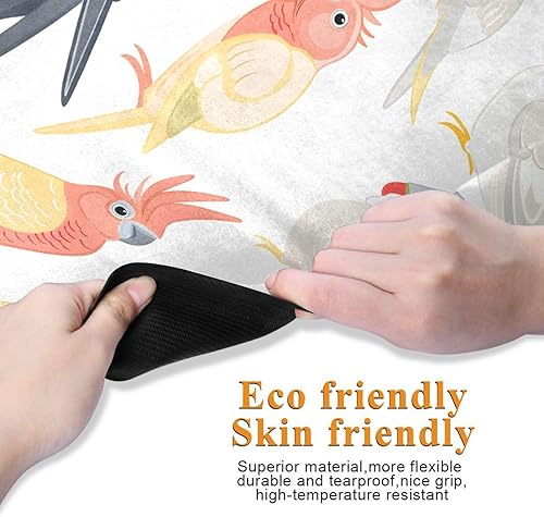 Miniatura 3 de Parrots Yoga Mat Non Slip Thick Kids Eco Friendly Rubber Workout Foldable Yoga Mat Women Exercise