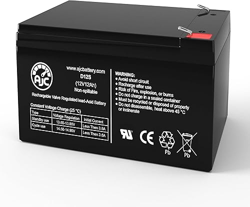 Batería AJC compatible con Peg Perego Gator HPX 12 V 12 Ah Ride-On juguetes batería