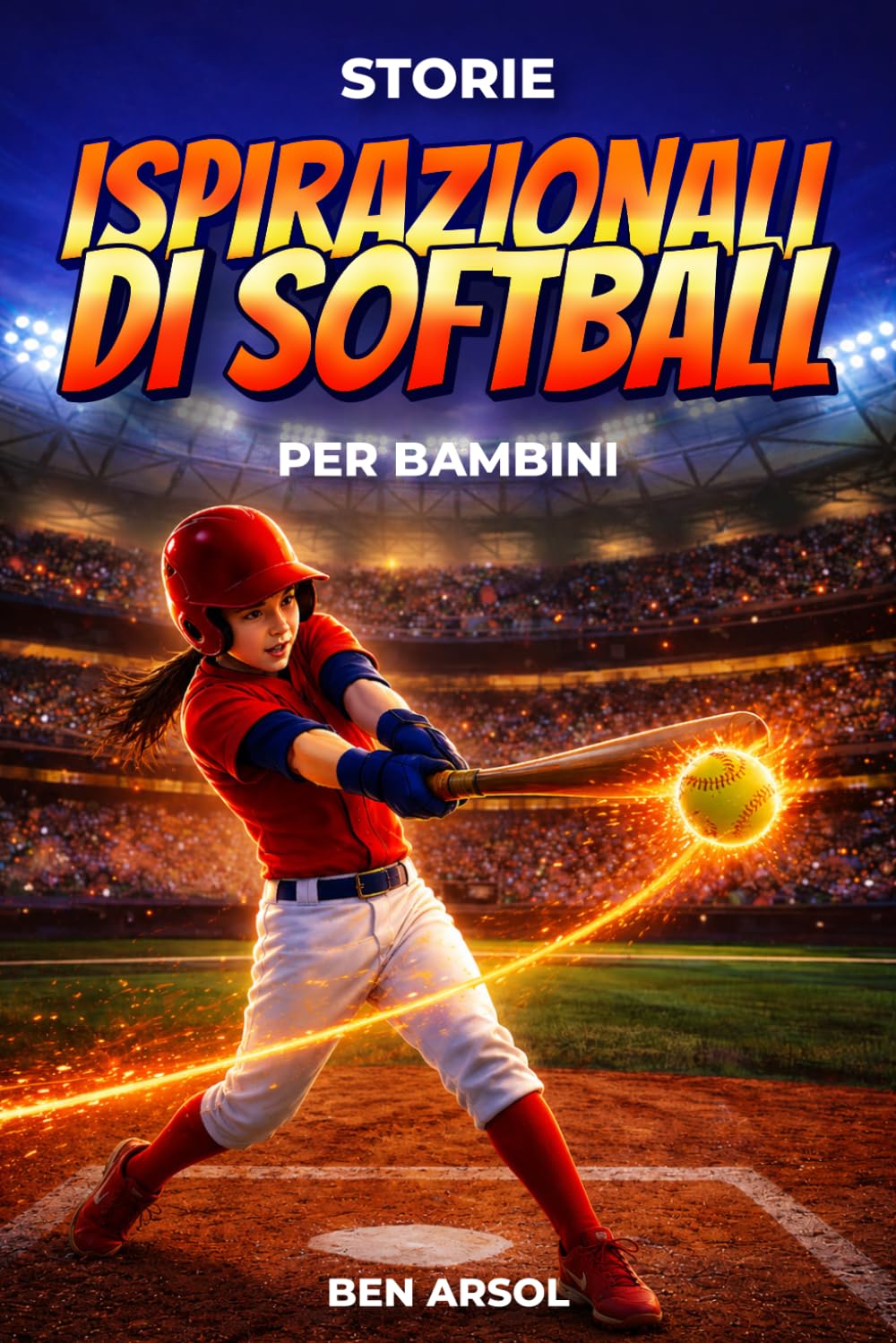 Storie ispirazionali di softball per bambini: 15 vere storie ispiratrici di softball per giovani lettori con lezioni di lavoro di squadra, fiducia in sé e mai arrendersi