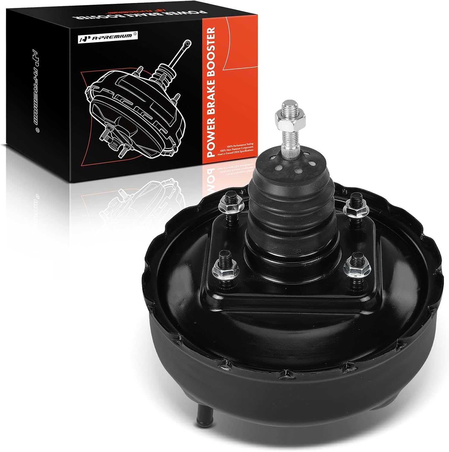 A-Premium Vacuum Power Brake Booster Compatible with Geo Tracker 1989-1990 & Suzuki Sidekick 1989-1990, Without Master Cylinder