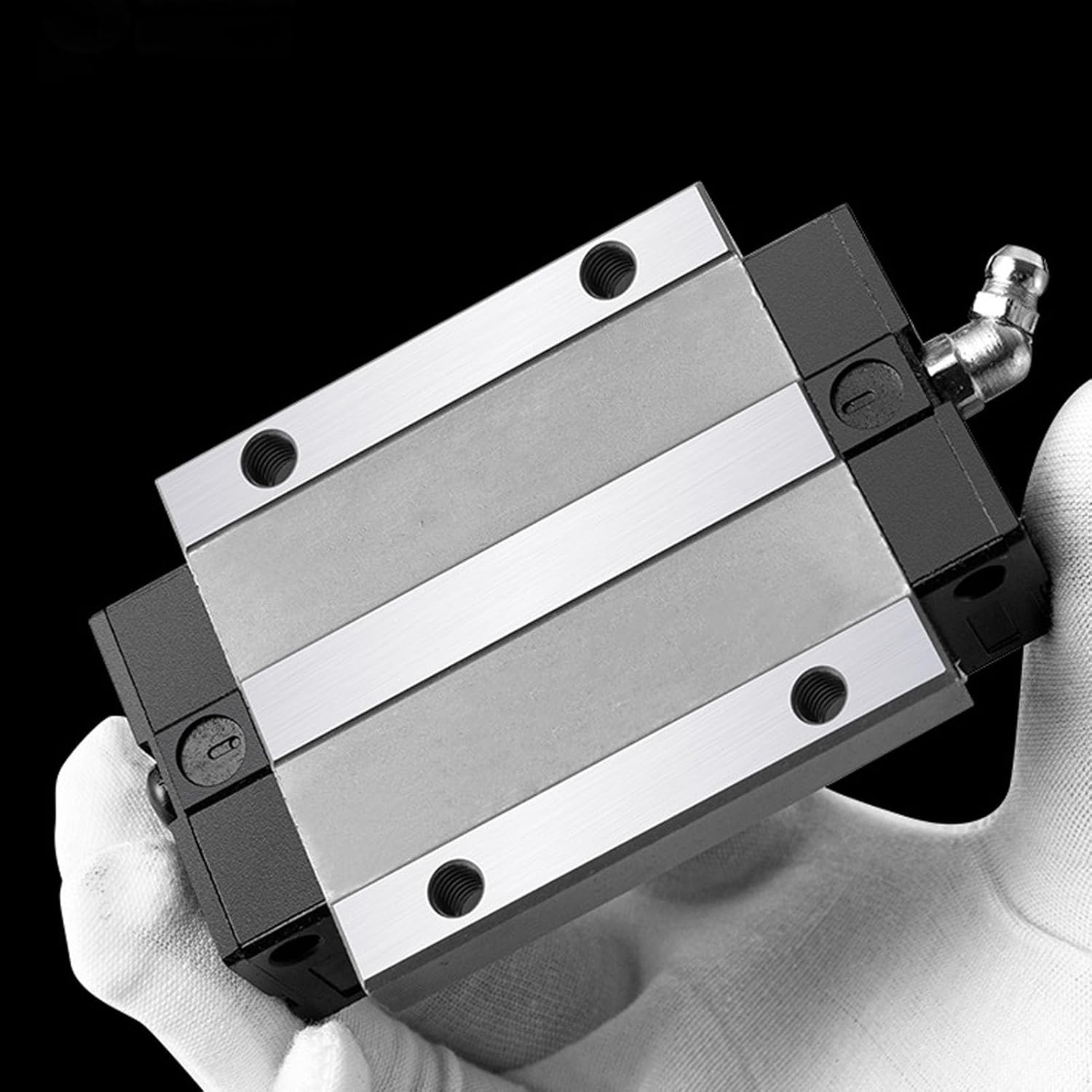 HGW30CC L with 2 Sliding Blocks, 300MM L Motion, Bea Steel L Slide for CNC Tools, Automation Equipment and Robots, Hardness and Resisting