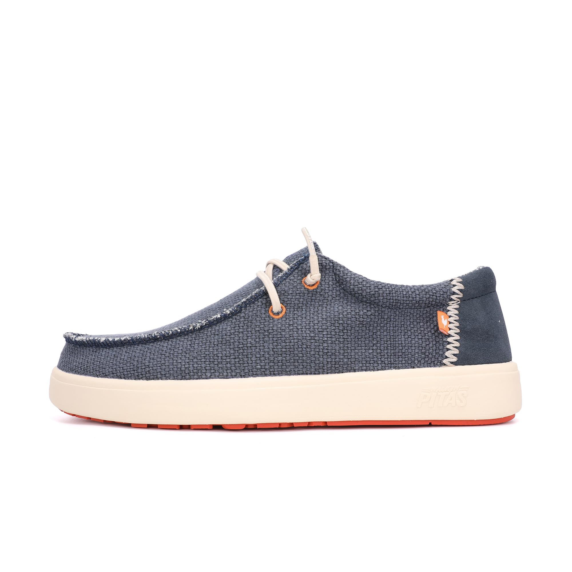 Mocasines de Hombre Náuticos Casual PITAS KILDA Zapatillas de Tela Sin Cordones