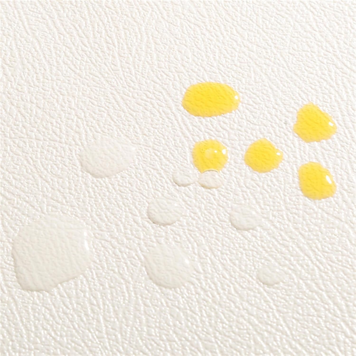 Icegrey Table Protector PU Leather Table Cover Desk Protector Mat Desk Cover Protector Rectangle Waterproof Table Pad for Home Office Desktop, Beige 4