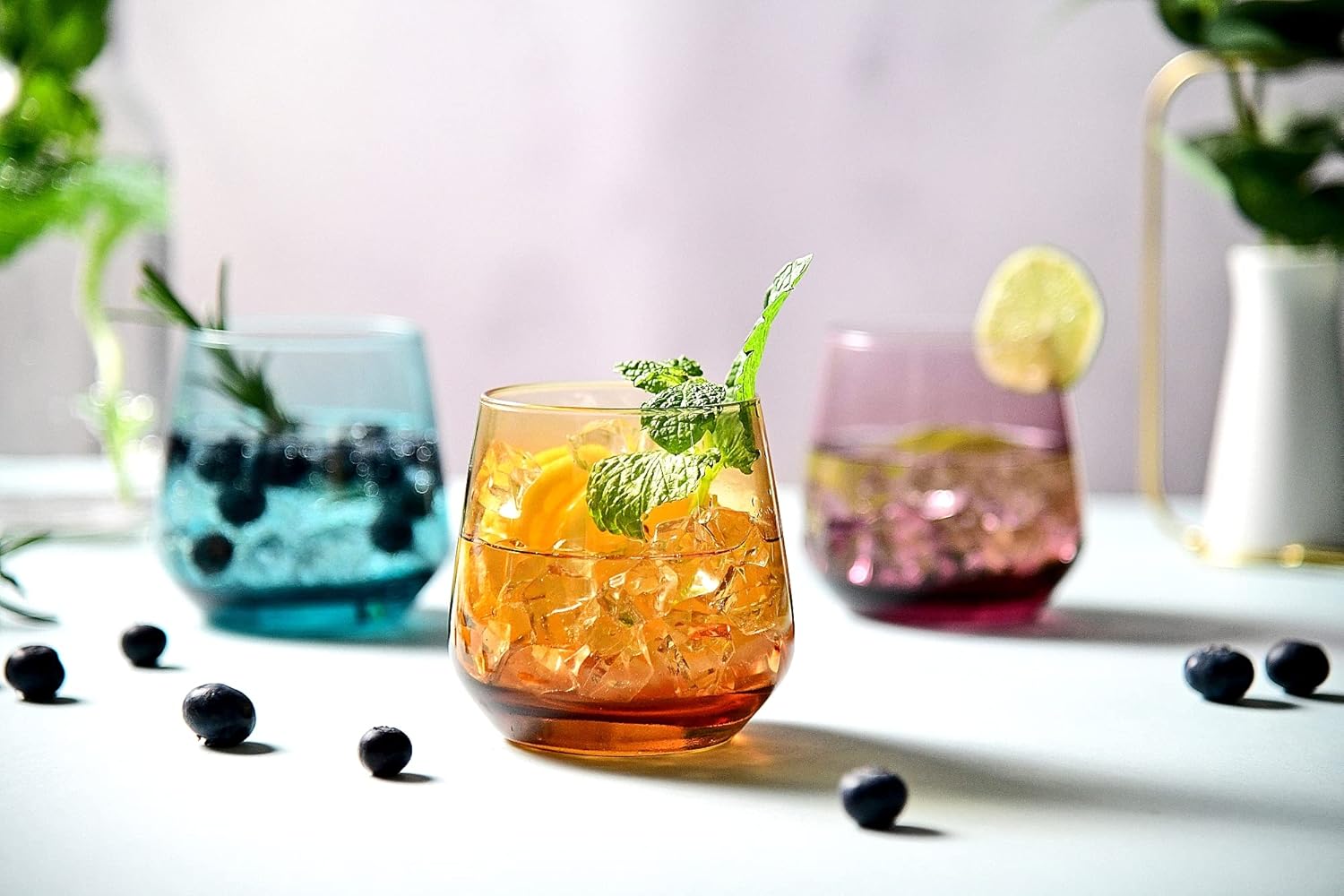 Glasmark Krosno, 310 ml, set of 6, long drink glasses, drinking glasses, highball glass, water glasses, cocktail, perfect for home, restaurants and parties, glass set, classic shape