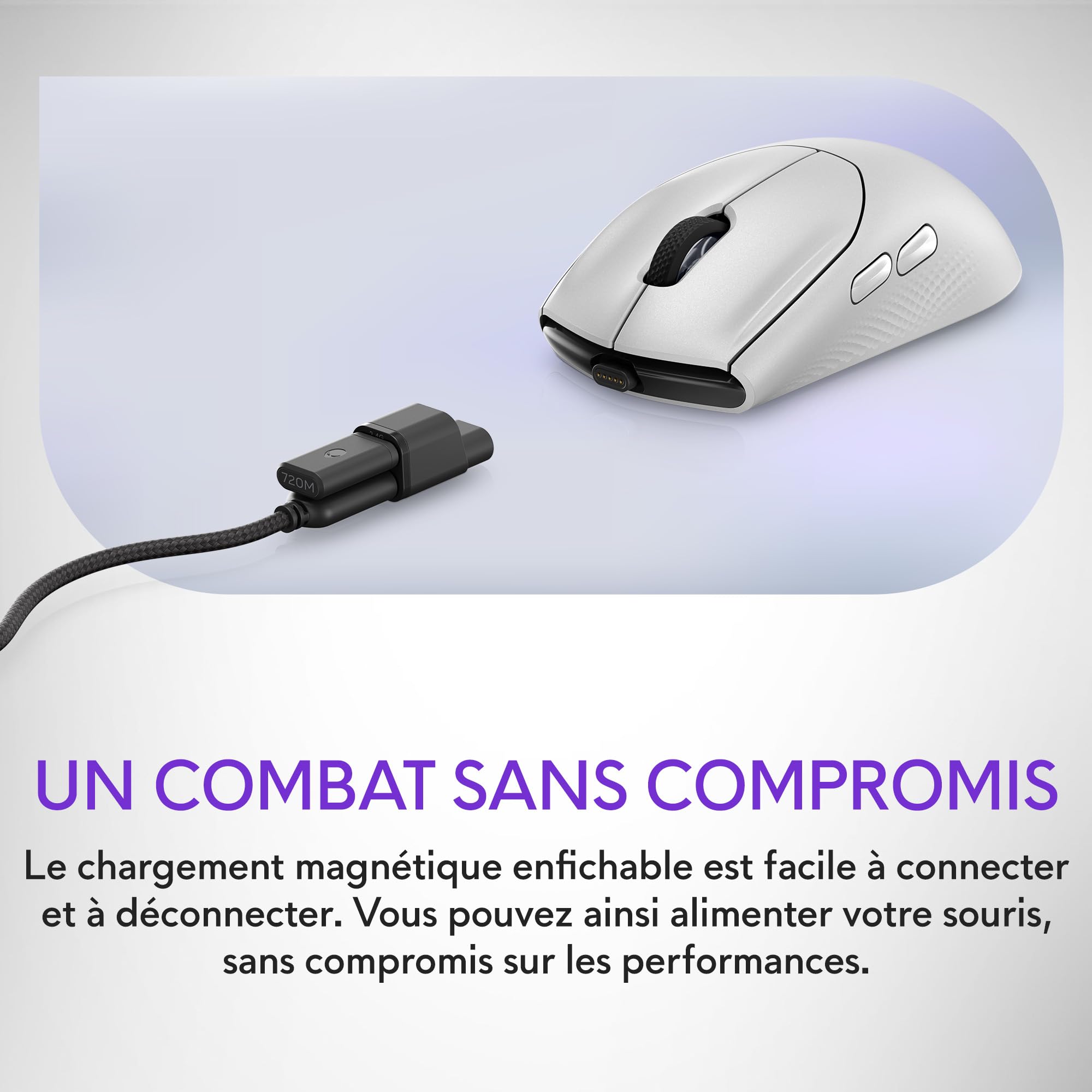 SOURIS DE GAMING SANS FIL TRI-MODE ALIENWARE - AW720M
