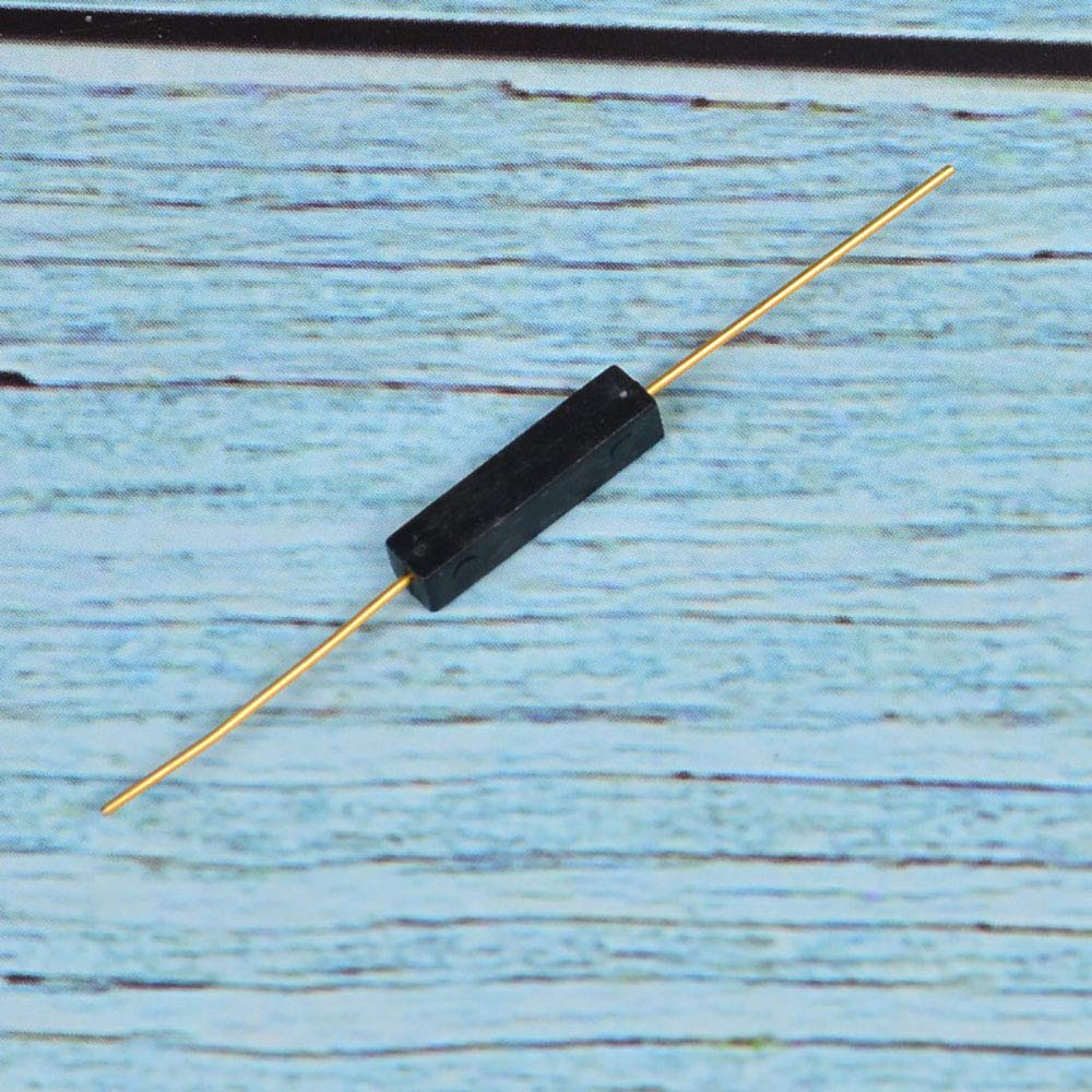 Comimark 12Pcs Reed Switch 2 * 14mm Normally Open Magnetic Switch Anti Vibration GPS-14A