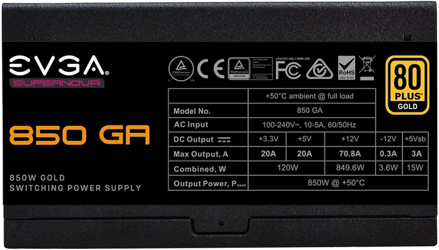 EVGA SuperNOVA 850 Ga view 6