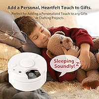 Vista 9 de EKSEN Mini grabadora de voz caja de voz de oso de peluche de 30 segundos dispositivo de grabadora de voz mensaje personalizado para animales