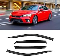 Vista 412 de Visera de ventana para Chevy Silverado 1500/GMC Sierra 1500/Avalanche/Suburban Crew Cab 2007-2013, protectores de lluvia, deflector de ventilación