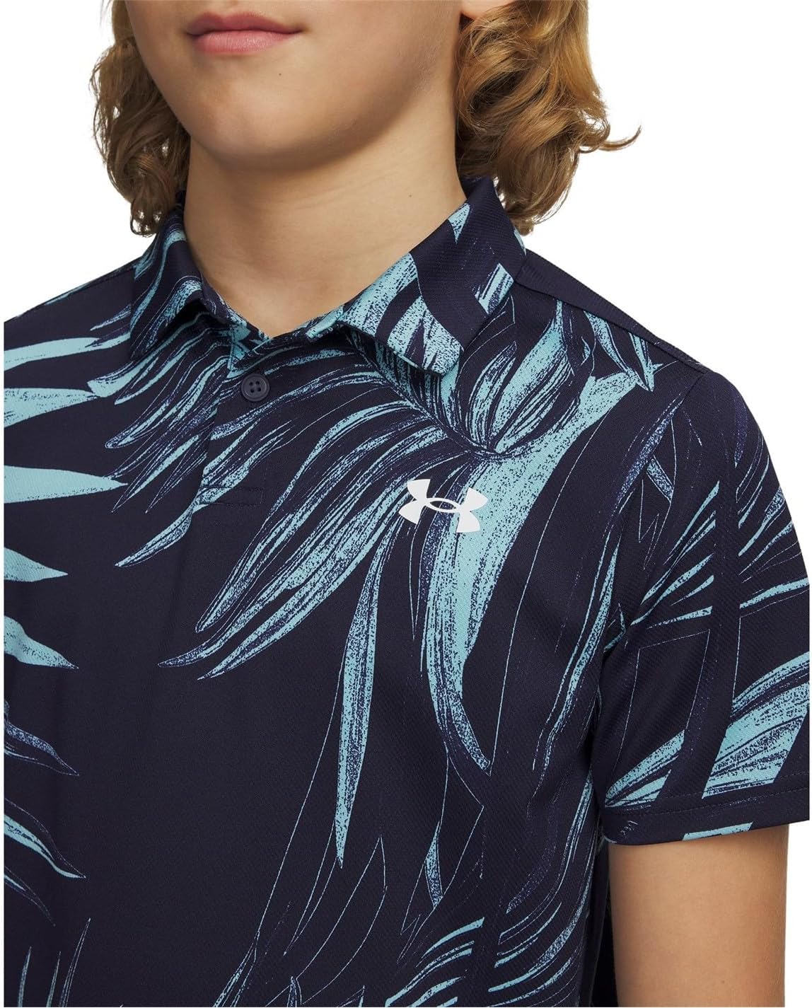 Under Armour Boys' Matchplay Printed Golf Polo (Big Kid)