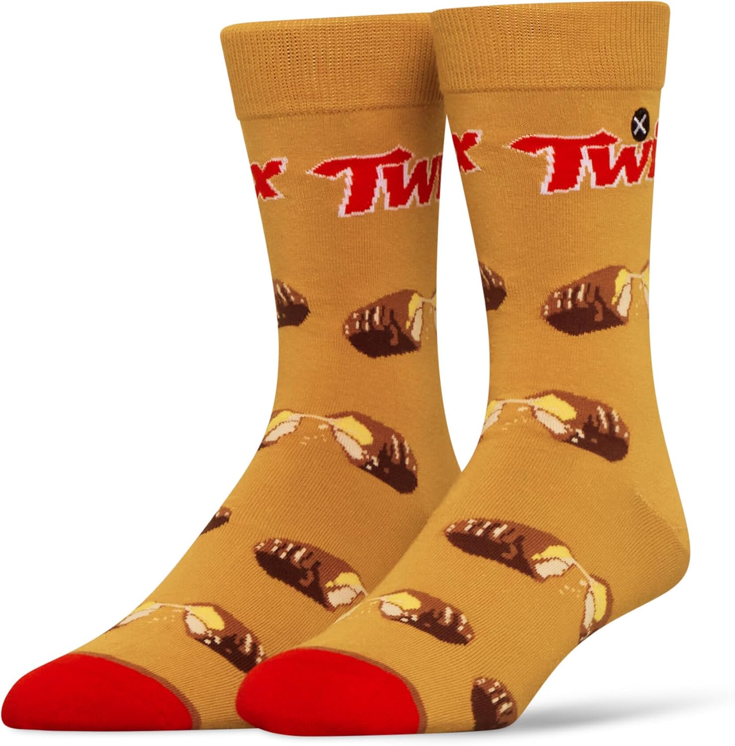 Odd Sox ODDMART Candy & Sweet Snack 2-Pair Novelty Crew Socks, Large