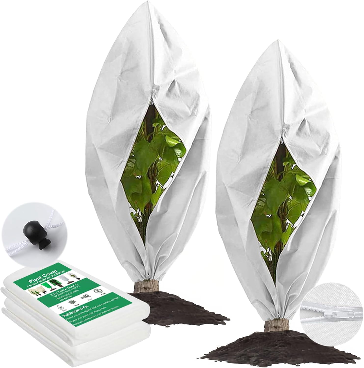 3 Pcs Large Plant Covers Freeze Protection 47.5" X 71.2