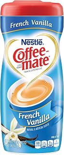 COFFEE-MATE French Vanilla Sugar Free Powder Coffee Creamer 10.2 oz. Canister (Pack of 3)