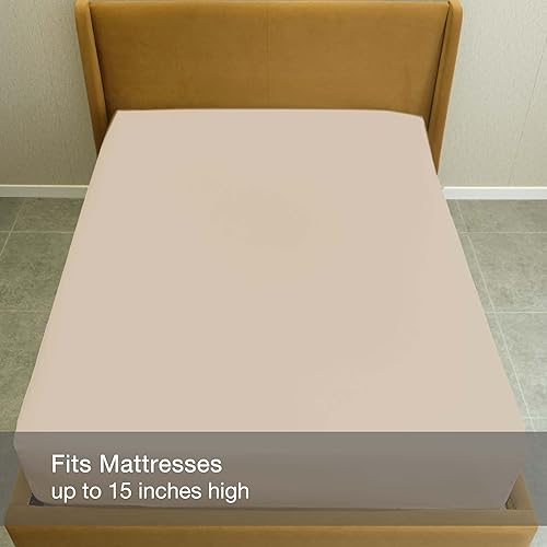 Miniatura 5 de Sábana bajera ajustable de alta calidad, comodidad y durabilidad superiores, sábana inferior resistente a la decoloración y a las arrugas con diseño