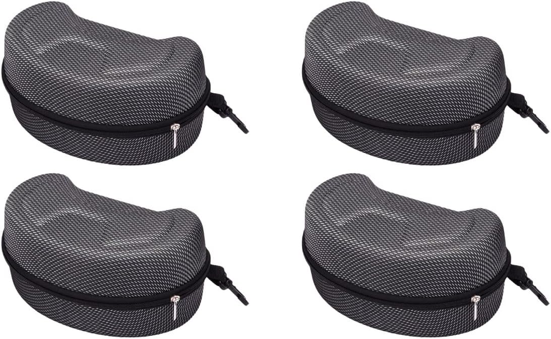 BESPORTBLE 4 Pcs Winter Ski Snowboard Goggles Box, Big Glasses Case Sports Glasses Storage Holder Hard EVA Carrying Case Shell Storage Case for Snow Sport