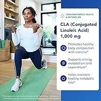 Vista 3 de Pure Encapsulations CLA (ácido linoleico conjugado) 1,000 mg Promueve la composición corporal saludable con ejercicio* 180 cápsulas de cápsulas