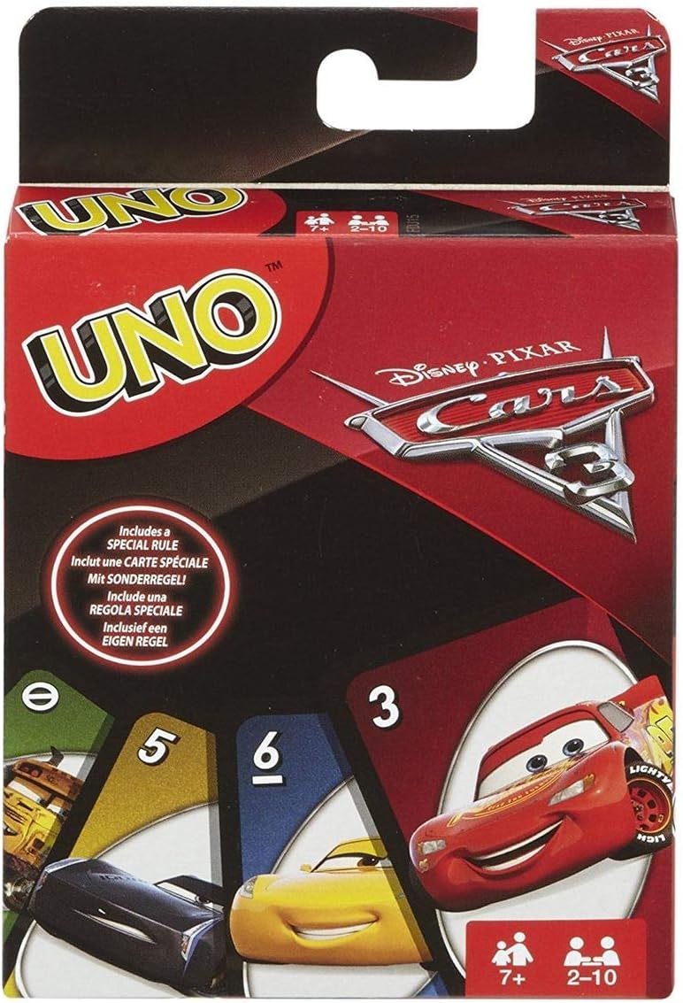 Mattel Games UNO Disney Pixar Cars