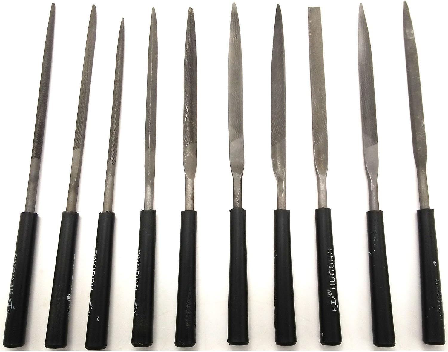 Sport Art Steel rasp set, model file rasp set, triangular semi-flat flat flat file (10 piece set)