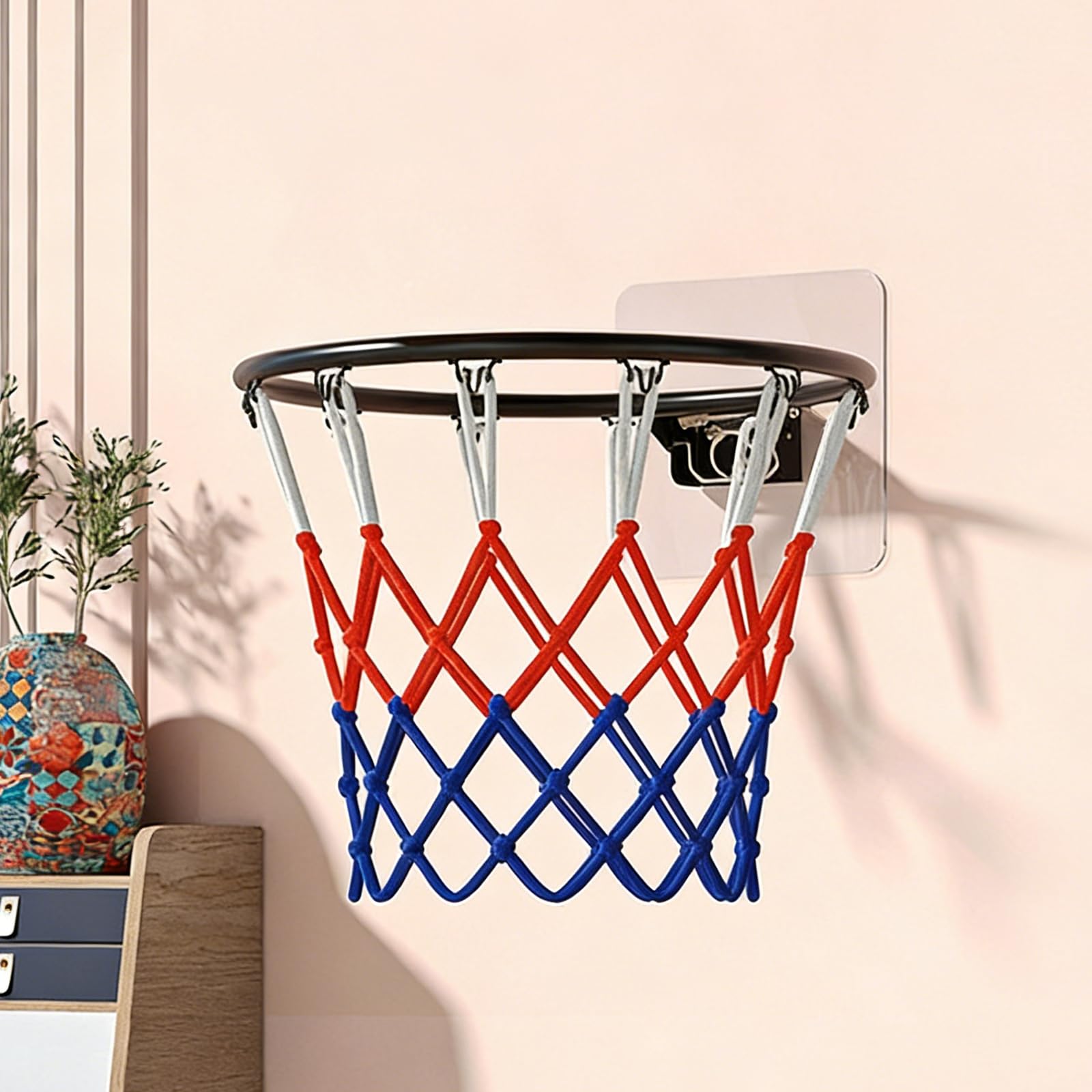Basketballkorb Mit Wandhalterung,Basketball Hoop Wandmontage,Basketballkorb Indoor,Kleiner Basketball Korb,Robuste,NettofüR Schlafzimmerdekoration,MäNner Und Frauen