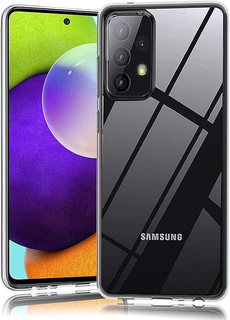 Wonantorna Compatible with Samsung Galaxy A52/A52s 5G Case, [Ultra Slim] [Shock Proof] [Anti-Yellow] Soft Silicone TPU Case Cover Compatible with Samsung Galaxy A52/A52s 5G  Clear Transparent