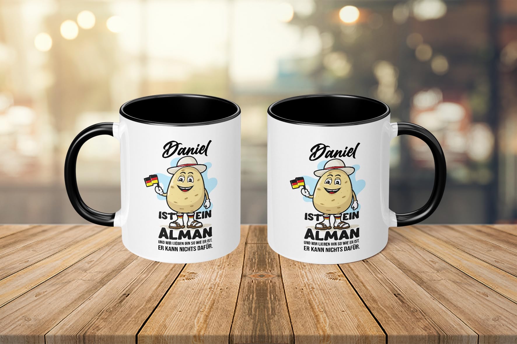 „Alman“-Tasse Mit Witzigem Spruch – 330 Ml Keramik, Spülmaschinenfest