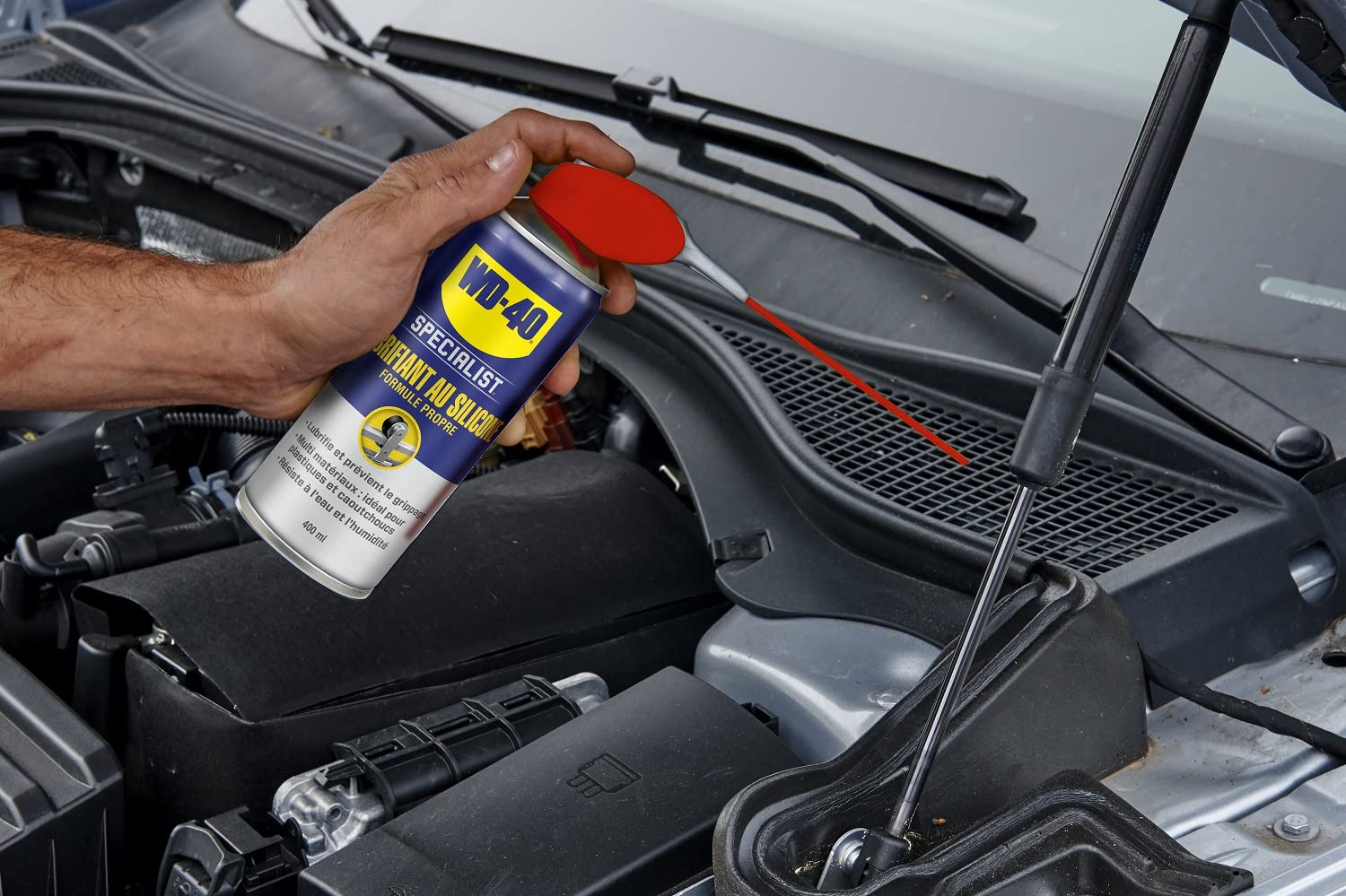 WD-40 - Pack 12 - Specialist - Lubricante de silicona - 400 ml x 12 botes