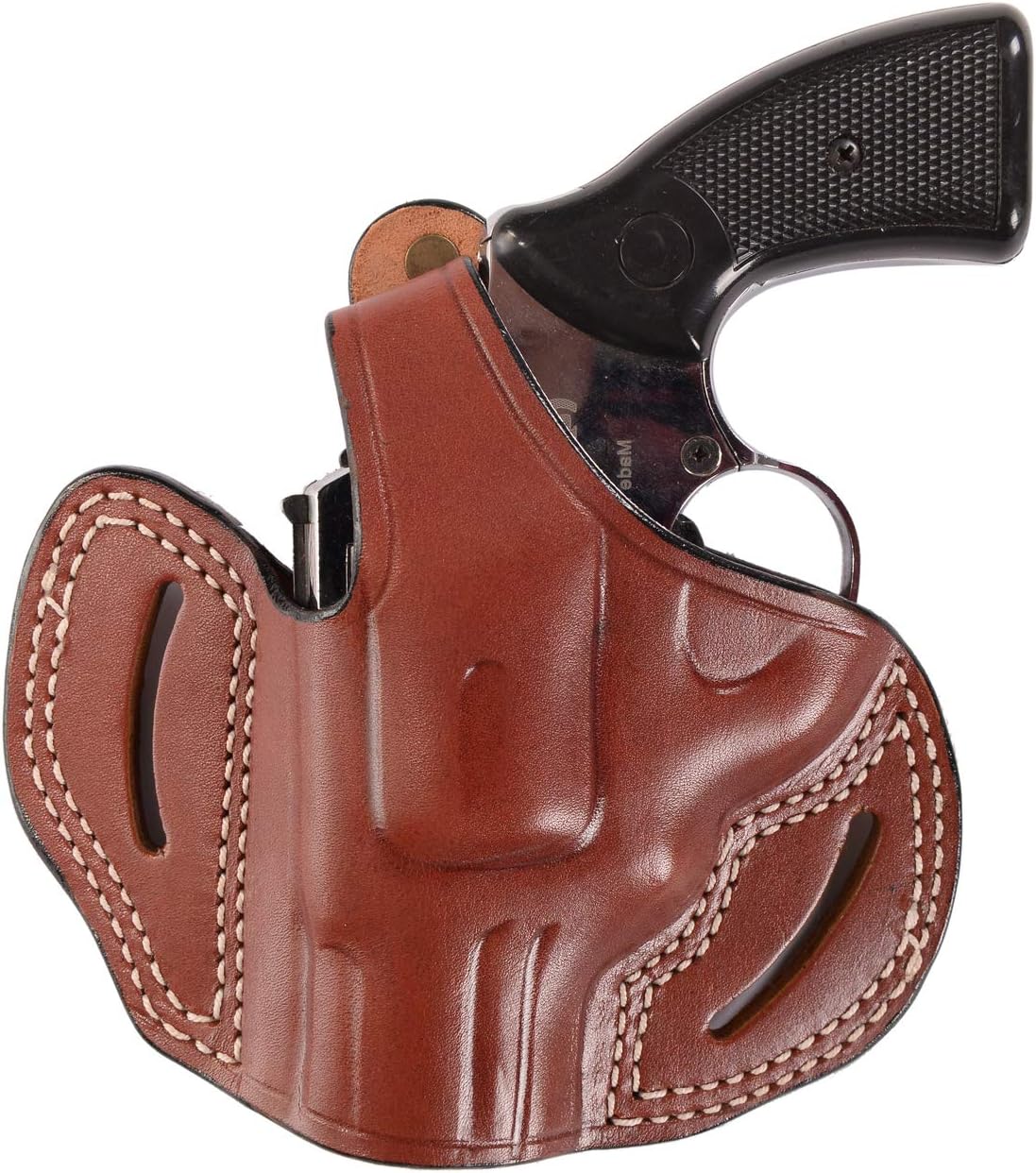 Pusat Holster | Hand-Molded Leather Thumb Break OWB Holster, Colt Python .357 MAG 2.5 inch - Left Handed