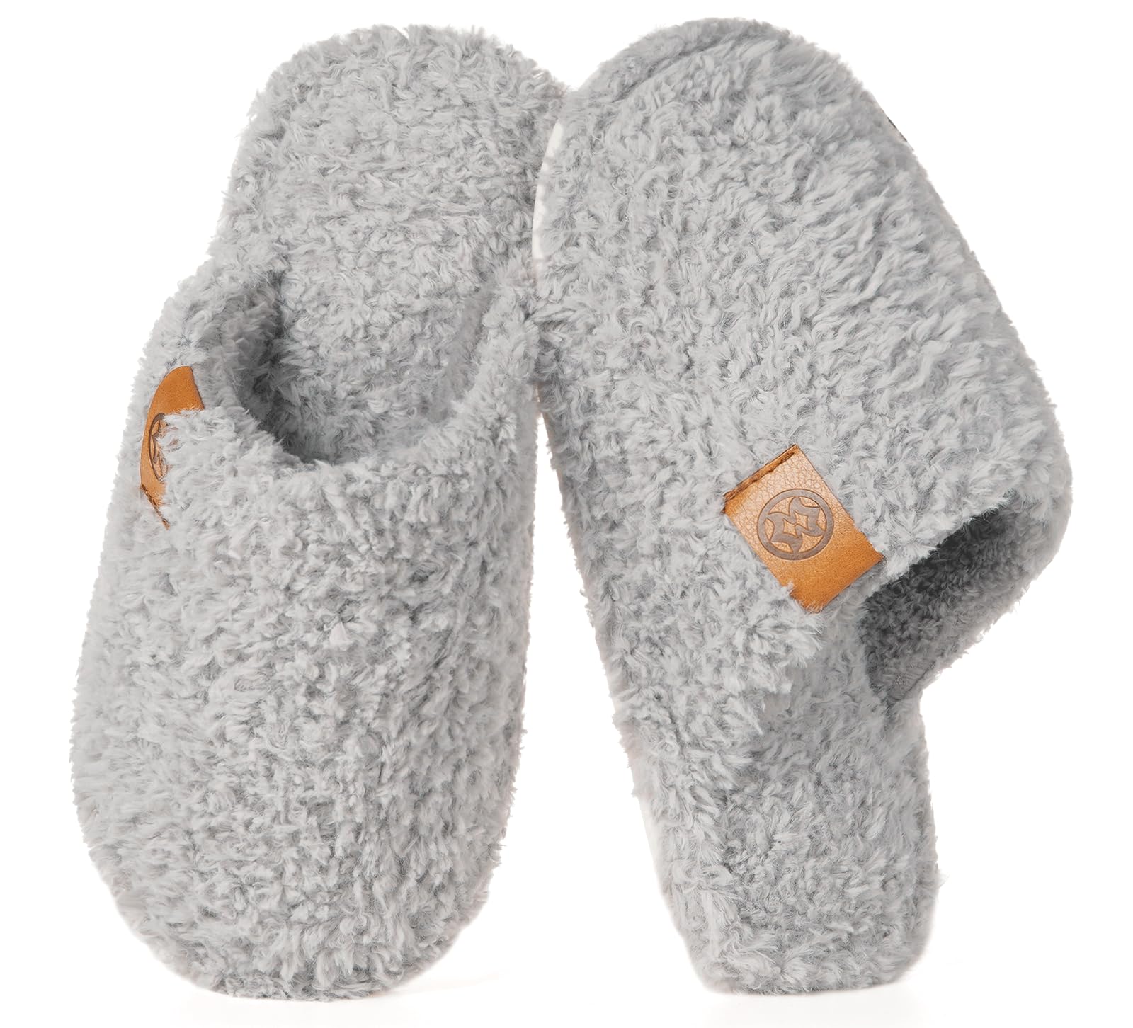 Fuzzy Kids Slippers Girls Boys Cozy House Slippers Plush Memory Foam House Shoes Non-slip Bedroom Indoor Outdoor