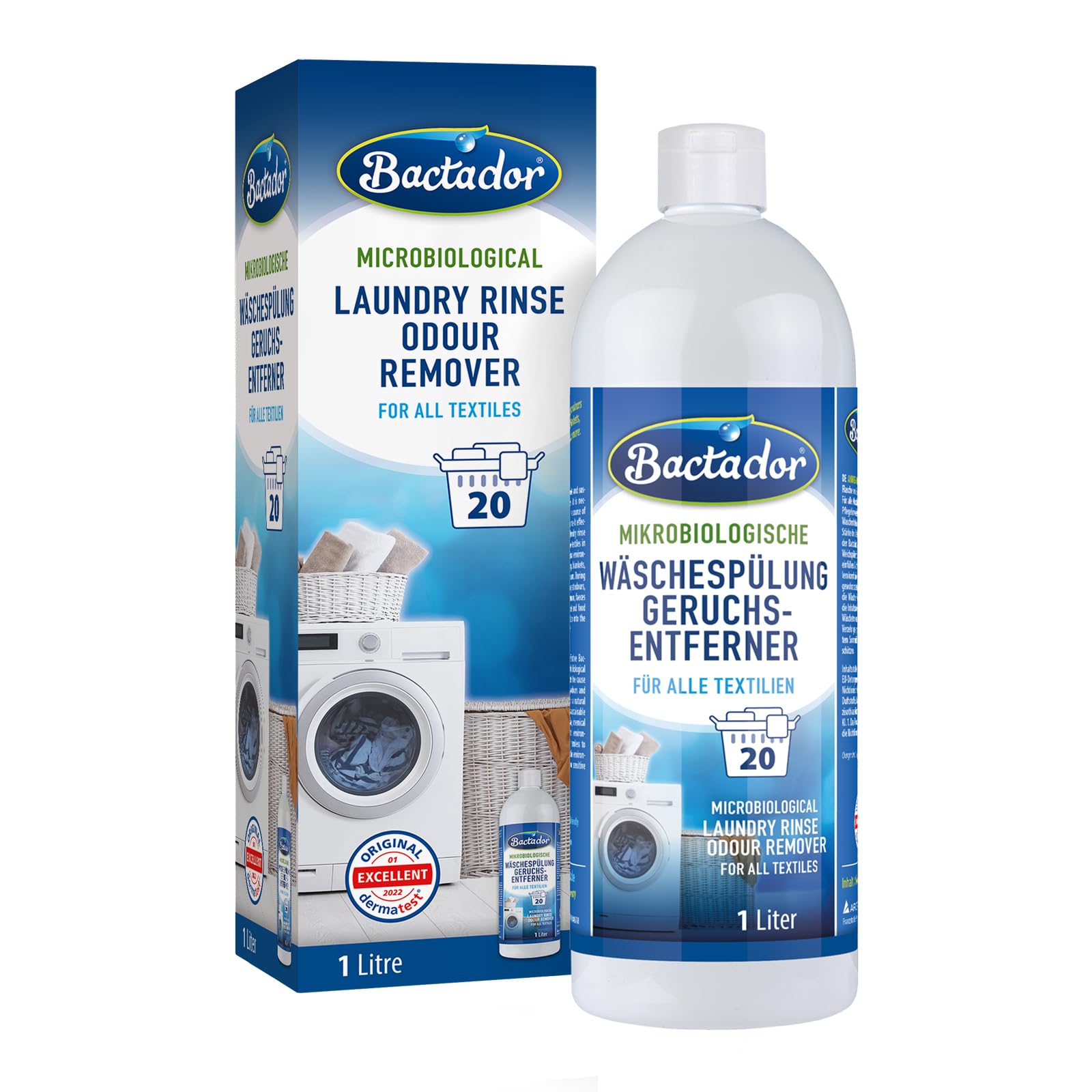 Ardapcare Bactador Laundry Rinse Odour Remover 1L