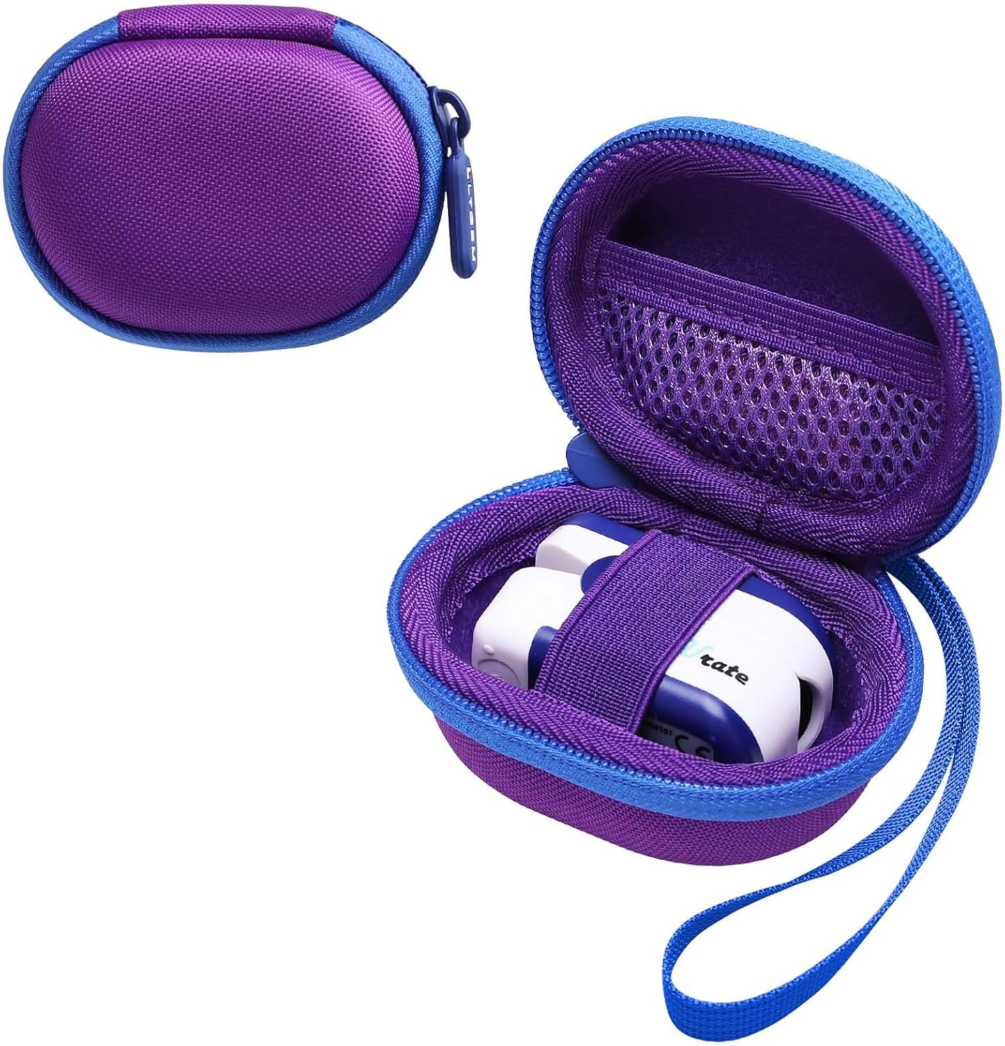 Purple Pulse Oximeter Case for Zacurate, Innovo, Vibeat, iHealth, Santamedical, Children Fingertip Pulse Oximeter Blood Oxygen Saturation Monitor (Case Only)
