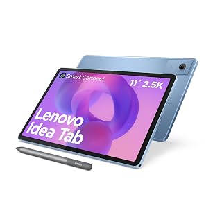 Lenovo Idea Tab Tablet | 11" 2.5K 16:10 LCD Display | MediaTek Dimensity 6300 | 8GB RAM | 128GB Speicher | Android 15 | Polar Blue | inkl Tab Pen - Amazon product rated Grade A
