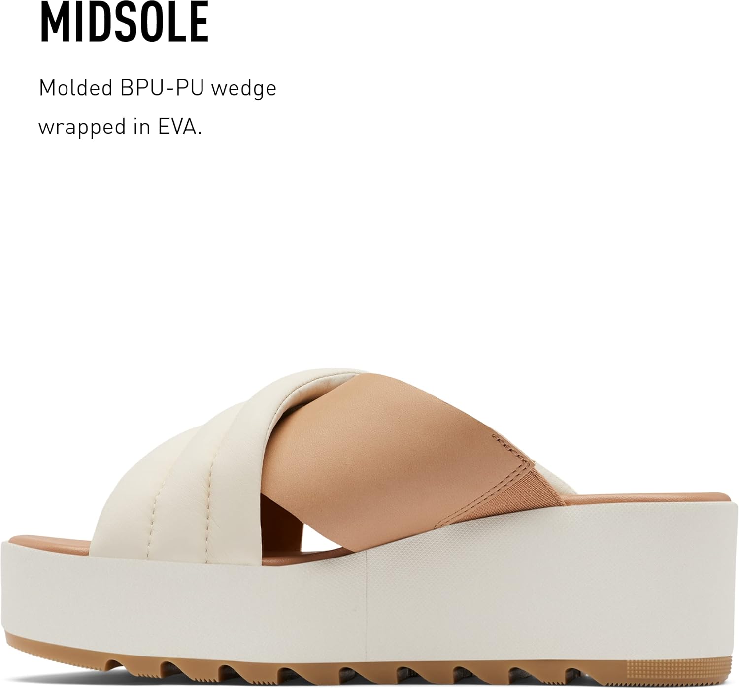 Sorel レディース キャメロン フラットフォーム パフ ミュール, ブラック、シーソルト。, 11並行輸入