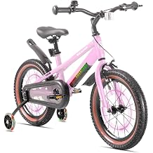 KEANO 12-20" Kids Bike for 3-10 Yrs, Light-Up Training Wheels | Light-Up Frame Kids Bicycle for Boys Girls Ages 3-10 First Bike Multiple Colors