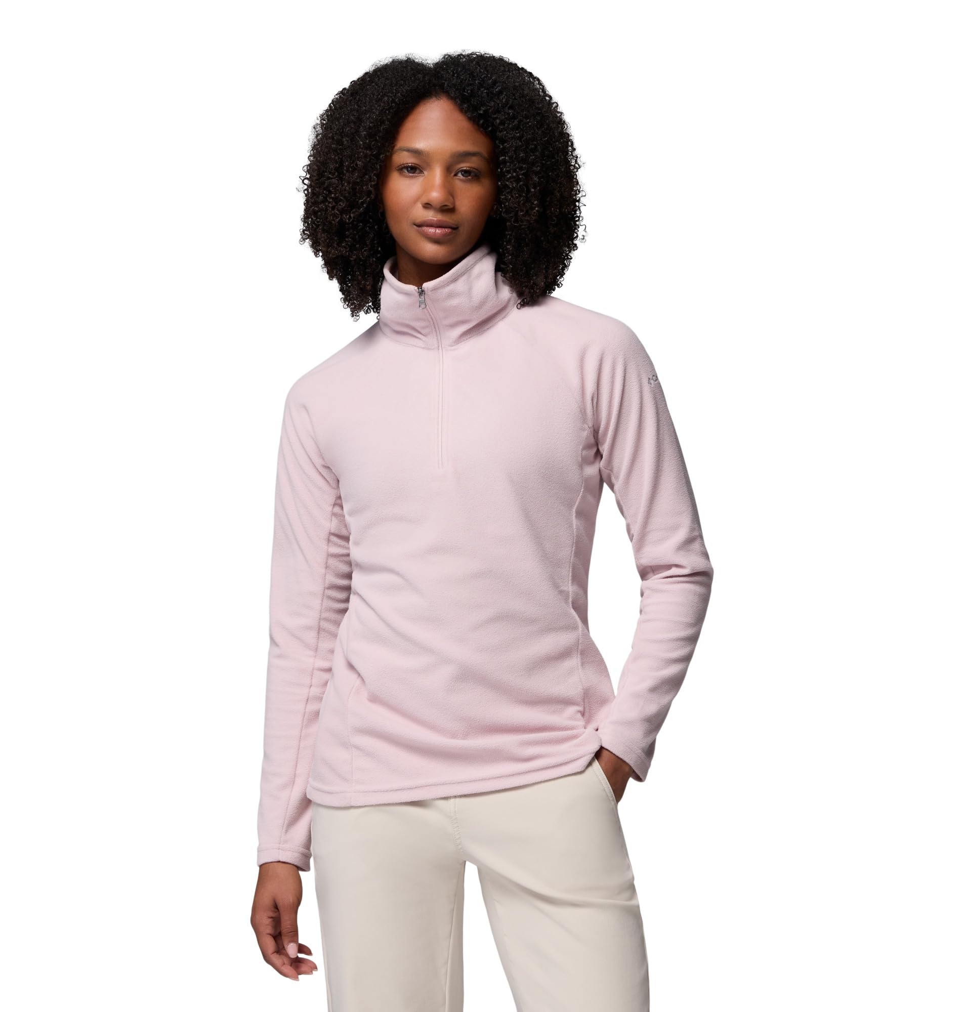 Columbia Damski zamek błyskawiczny Glacial 4 1/2, polar, różowy (Mineral Pink), S