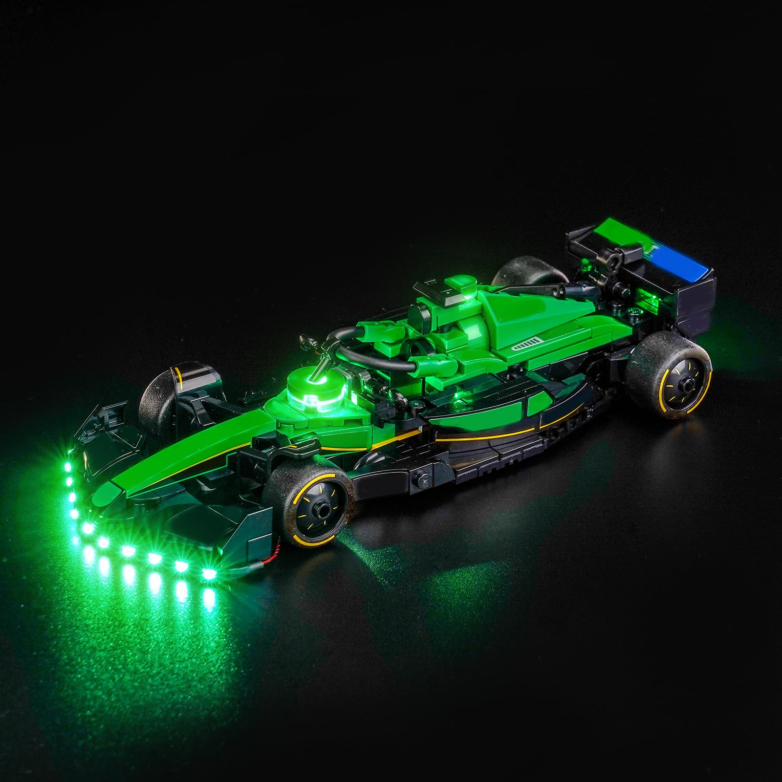 Upgraded Led Light Kit Compatible with Lego Aston Martin Aramco F1 AMR24 Race Car Building Set, Lights Decoration Compatible with Lego 77245 (Model Not Included)