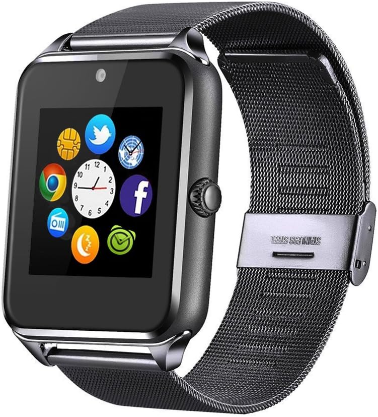 IRONLINK RK06 Sweatproof Smart Watch Phone for iPhone 5s/6/6s and 4.2 Android or Above SmartPhones Include 8G Micro SD Card (Black)