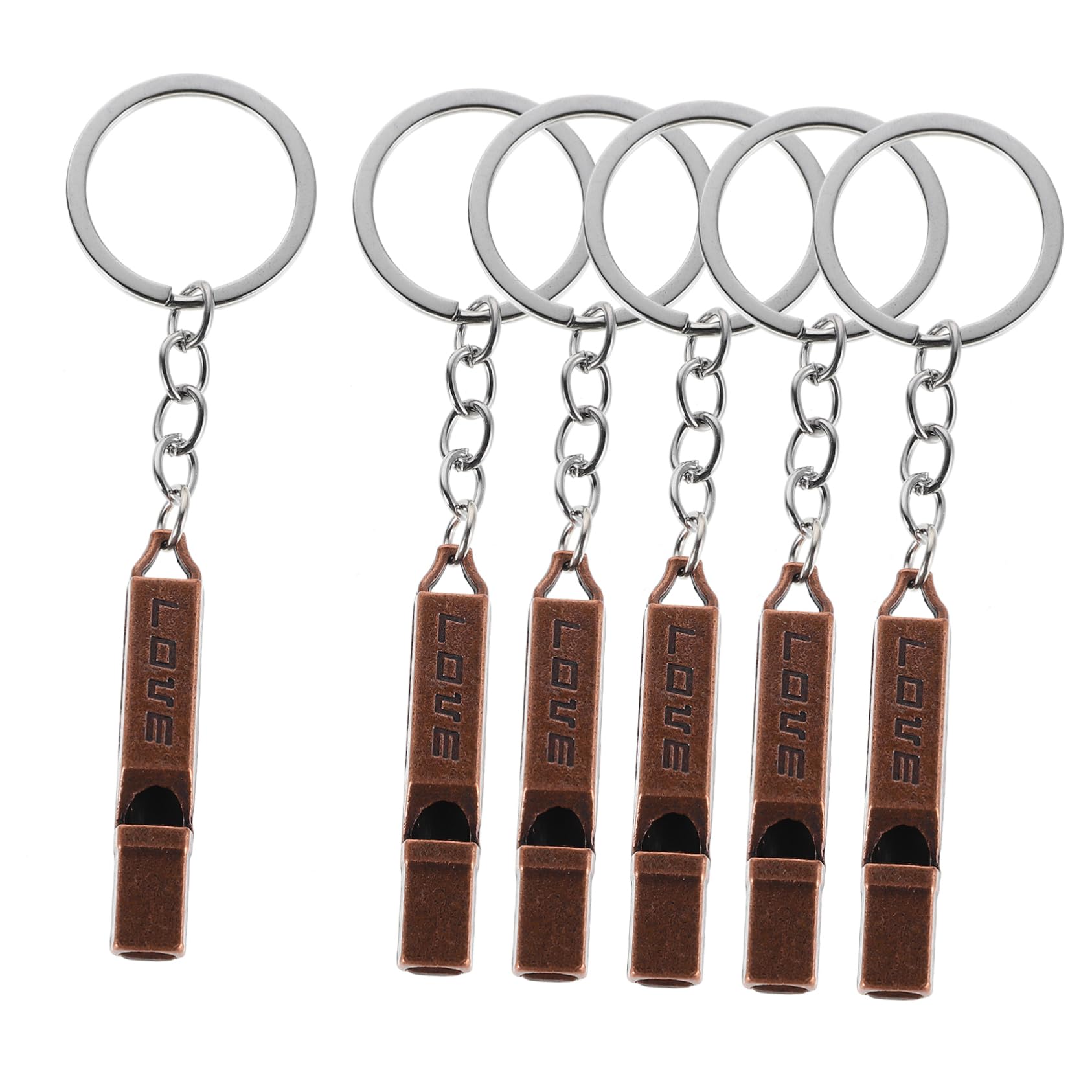 Abaodam Brass Whistle Loud Crisp Sound ' Novelty Toy Sports Accessory Emergency Signal Outdoor Gear Hiking Camping Boating Fishing Training Whistle Pendant Easter Present Boys and Girls'