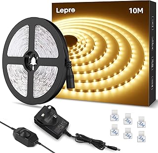 Lepro LED Strip Light Warm White 10M, 2000lm ...,