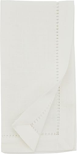 Miniatura 4 de SARO LIFESTYLE Mantel de borde cosido con dobladillo, marfil, 70 x 140 pulgadas (6300.I70140B)