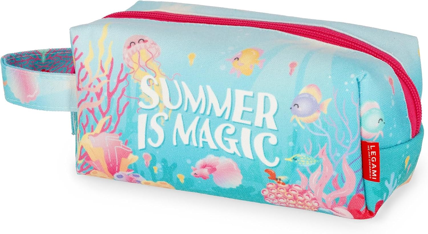 Legami Thermal Beach Bag, Cotton Cloth, Light Blue, 18 x 14 x 10 cm
