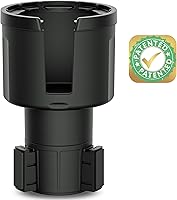 Vista 11 de Expansor de portavasos para automóvil (base larga), extensor de inserto expandible ajustable, adaptador automotriz para sostener botellas de agua