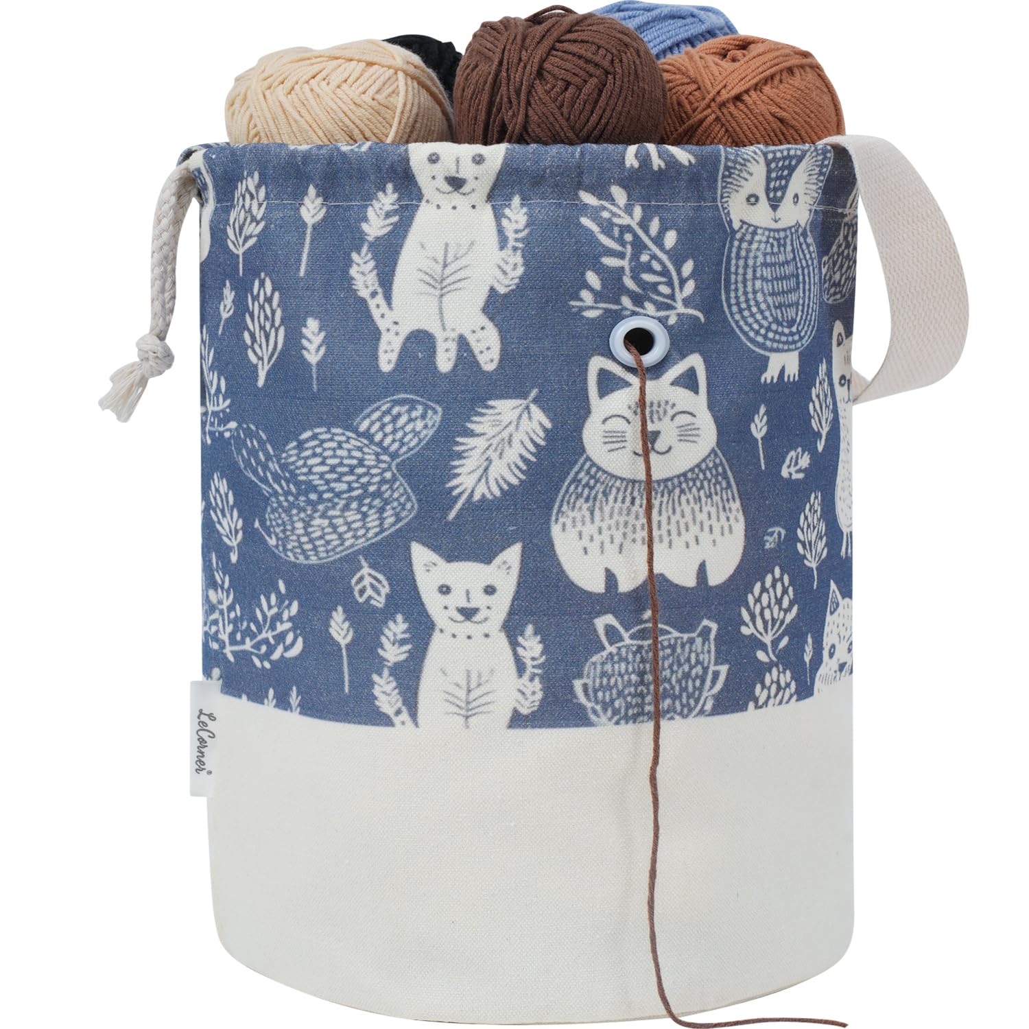 Yarn Bag, Large Crochet Bag Organizer, Yarn Storage Knitting Bags