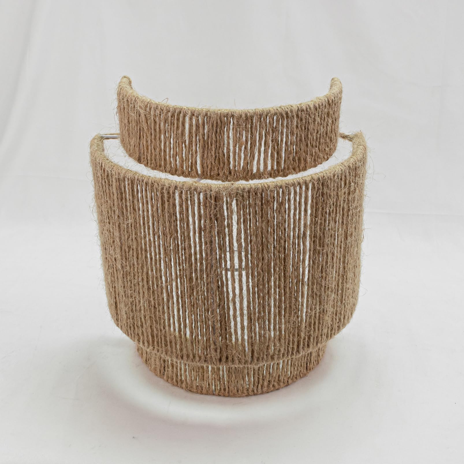 Farmhouse Weave Fabric - Paralume da parete, accessorio di ricambio per attacco E14, 12 cm di diametro