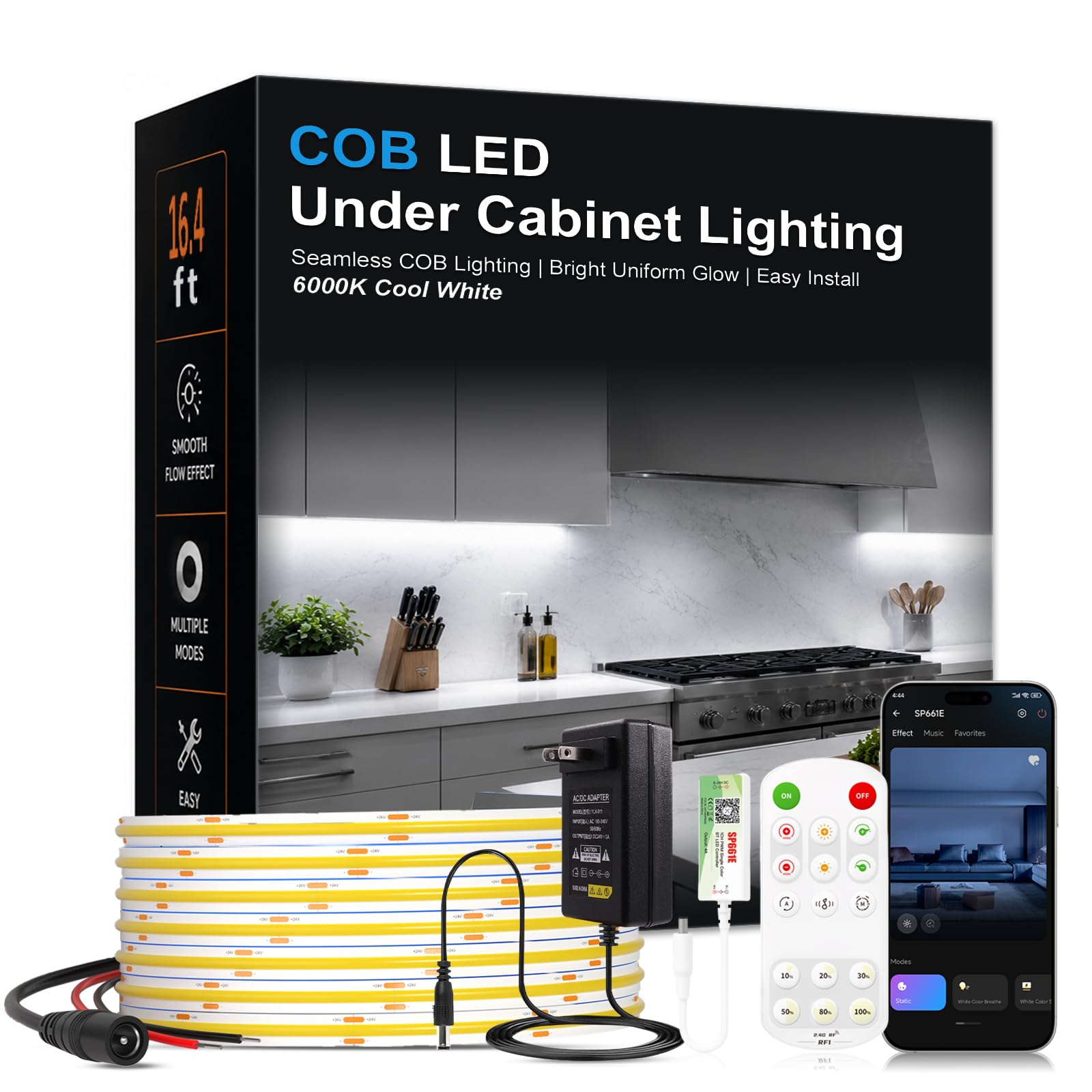 16.4ft COB LED Strip Lights
