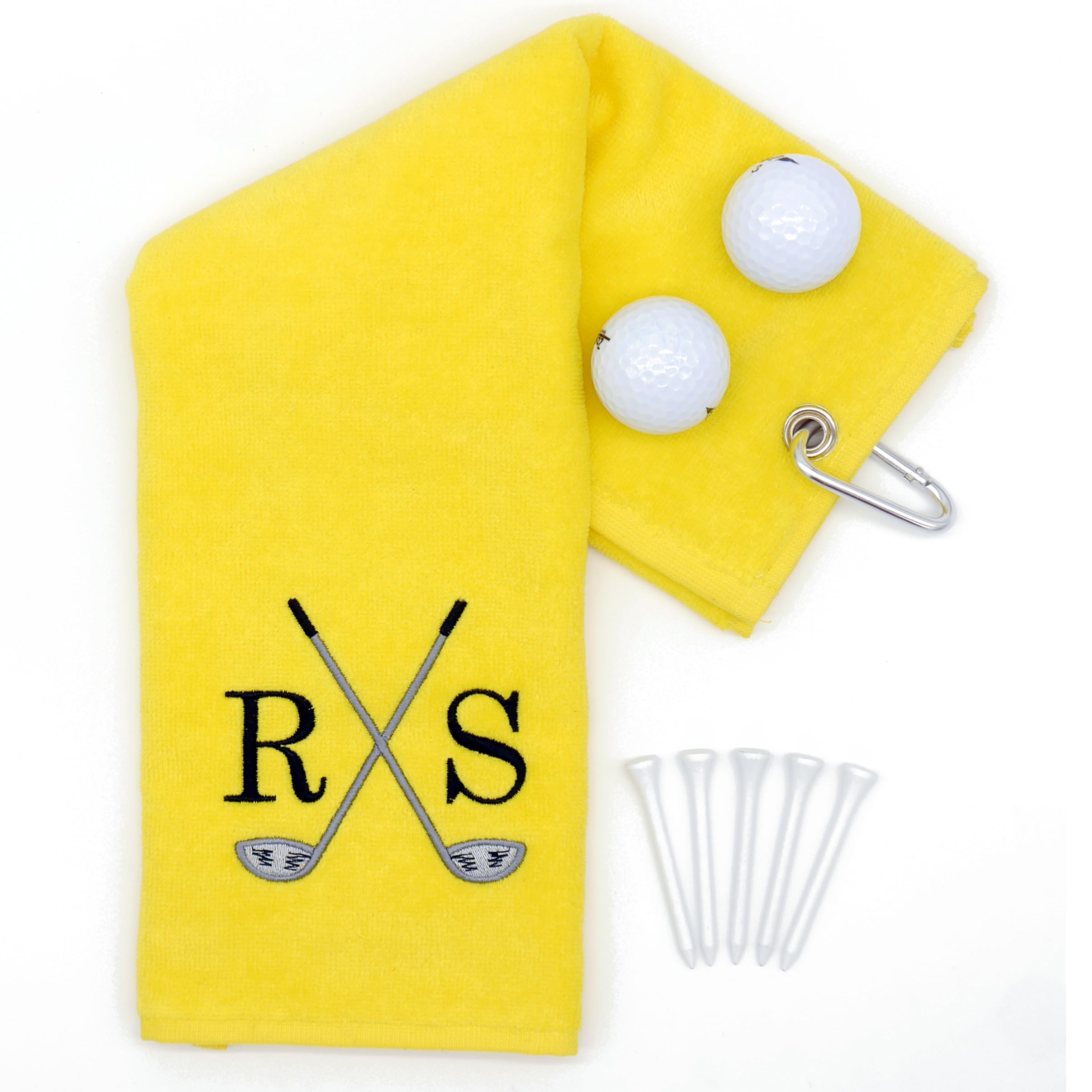 The T-Shirt Barnicle Personalised Embroidered Golf Towel — image 1
