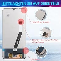 RongZy LCD Kijelző és Érintőképernyő Xiaomi Redmi 9 M2004J19G M2004J19C Telefonhoz - Fekete Csereképernyő Szerelő Eszközökkel 2